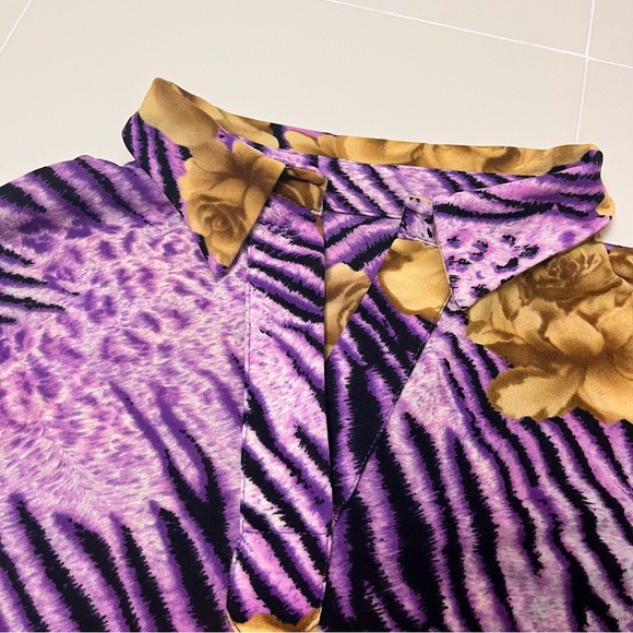 Vintage “Cavalli” esque 70s blouse - Picture 3 of 3